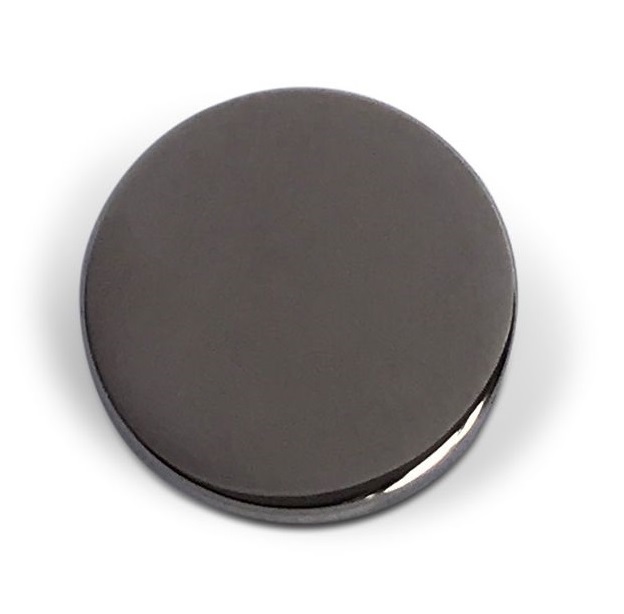 15mm Black Nickel Flat Mirror Screw Caps 5BA