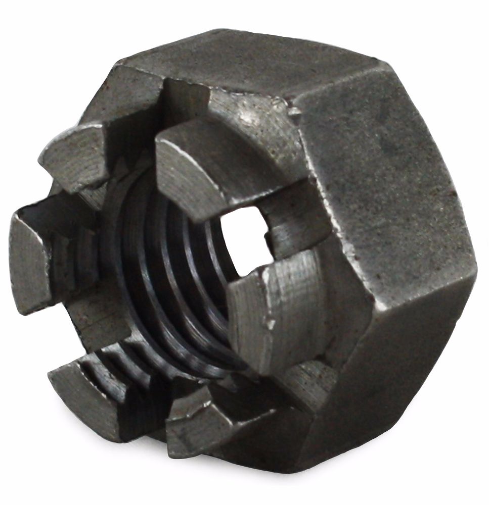 thumbnail image 2 of AB Tools 5/8 UNF Slotted Castle Nut For Trailer Wheel Hubs - Castellated Hub Bearing Nut, Pack Of 1, IND017 2 of 6