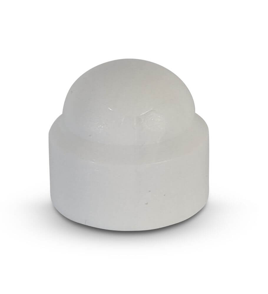 M12 Nylon 6.6 Nut Cover White