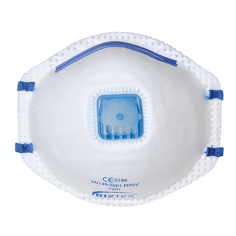 P201 FFP2V Valved Dust Mask (Box of 10)