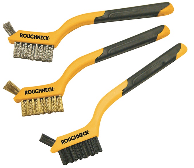 Roghneck Mini Wire Brush Set of 3