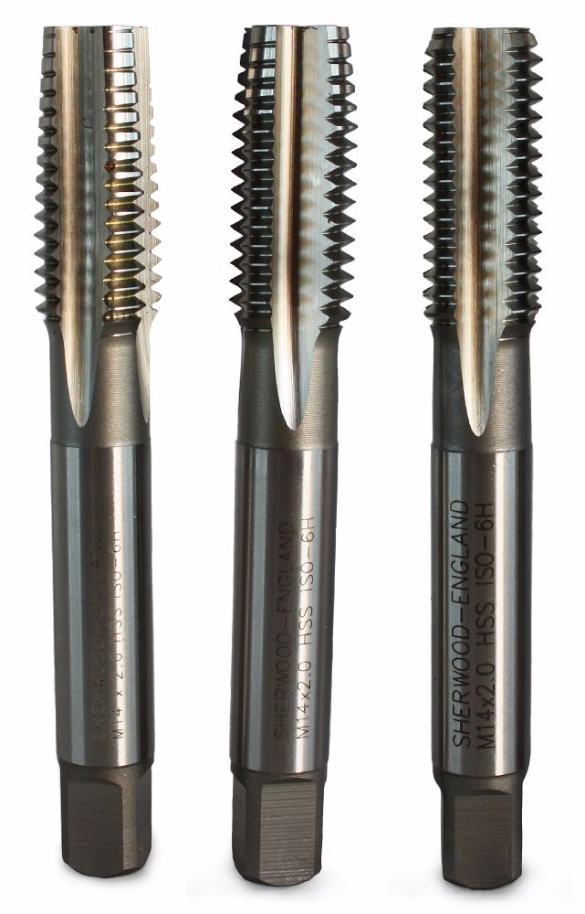 Ruko 1 3/8 in x 6 BSW HSS Hand Tap Set