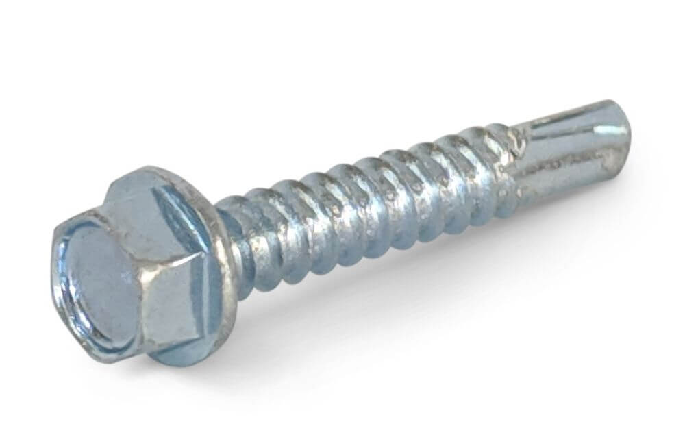 3.5x13mm Hex Head Self Drilling Tek Screw BZP