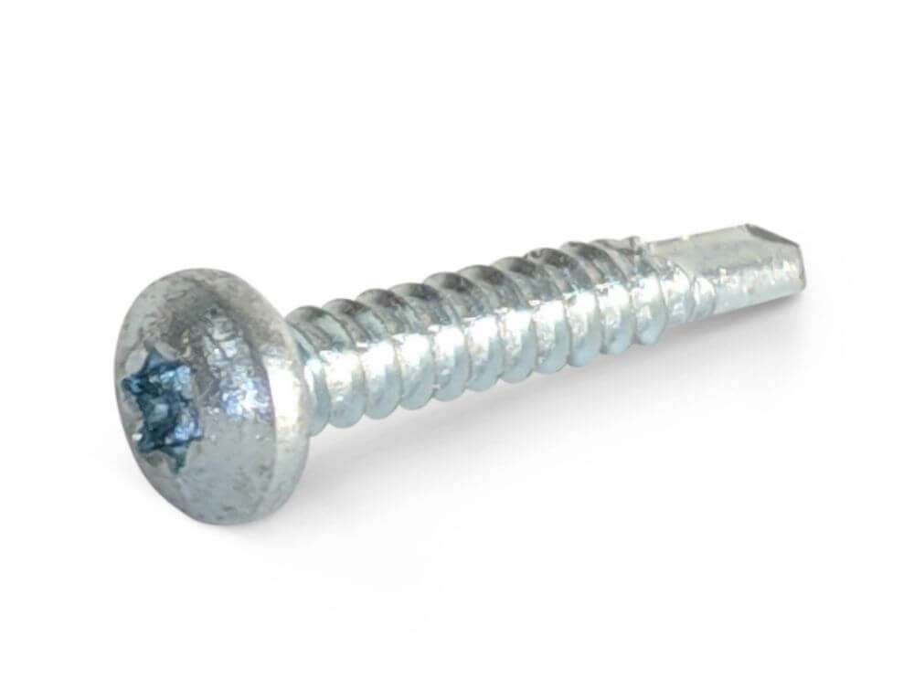 ZINC FLANGE POZI SELF TAPPING SCREWS SCREW PAN HEAD AB POINT 4.8mm x 3/4" 10g 