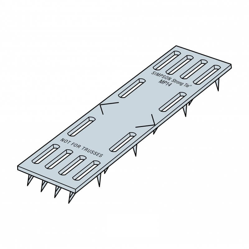 Simpson MP14 Mending Plate 25mm x 102mm