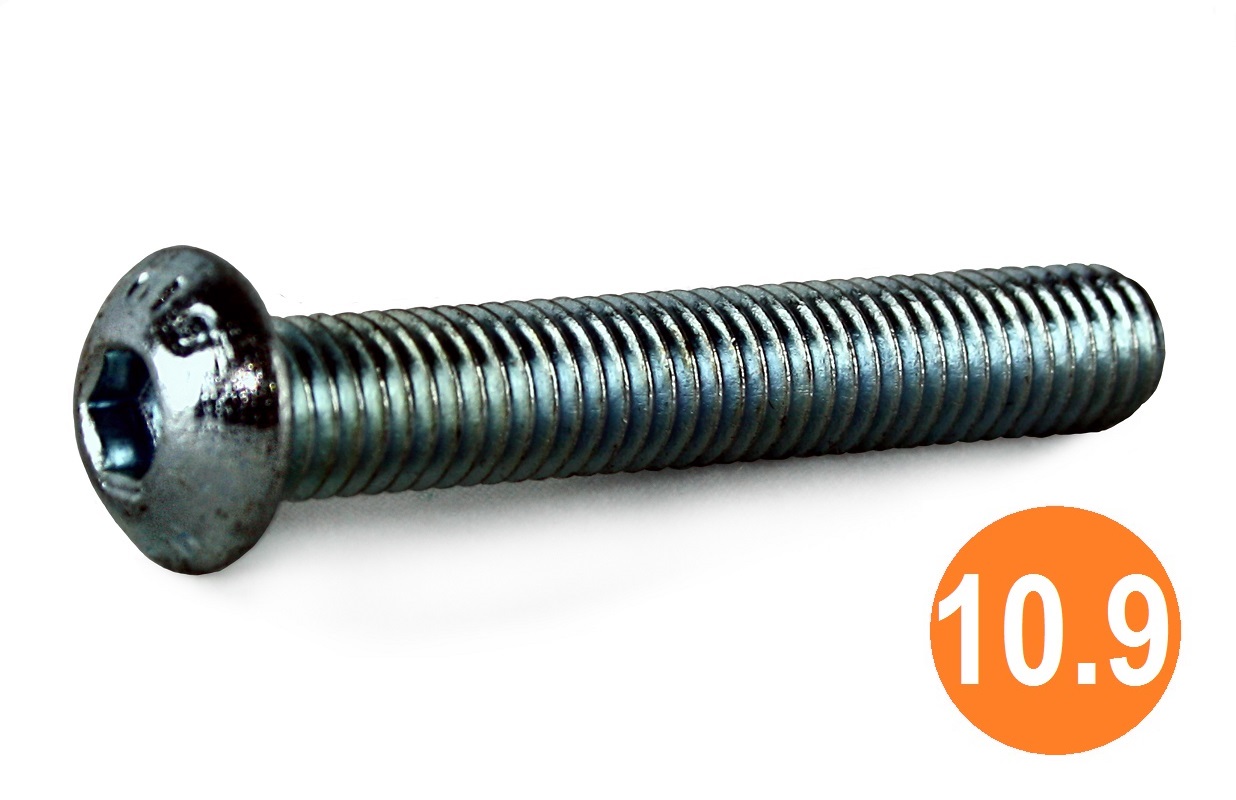 M10x40 Socket Button Head Screw 10.9 BZP