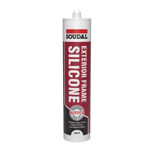 Soudal Trade Exterior Frame Silicone White 270ml