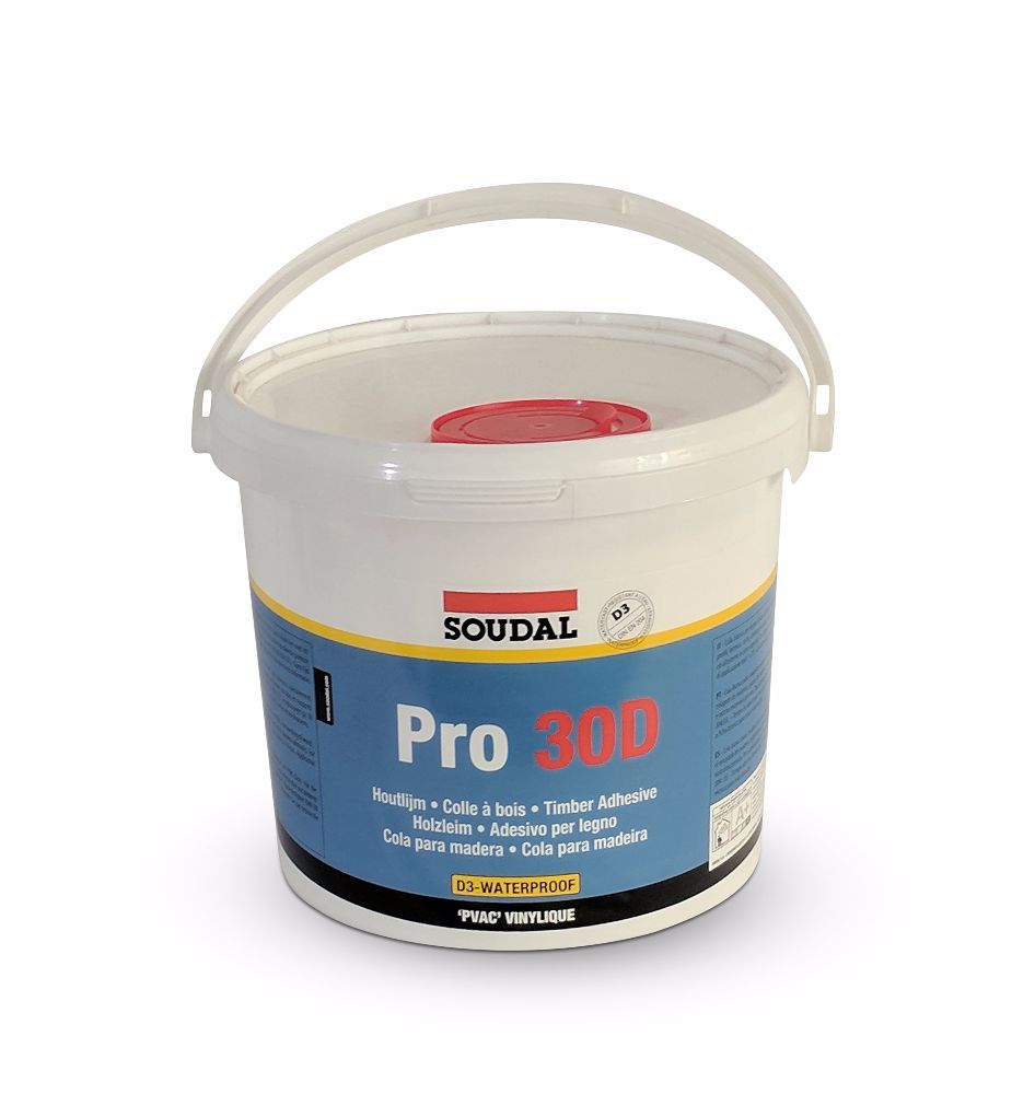 Soudal PRO 30D PVA D3 Wood Glue 5kg Bucket