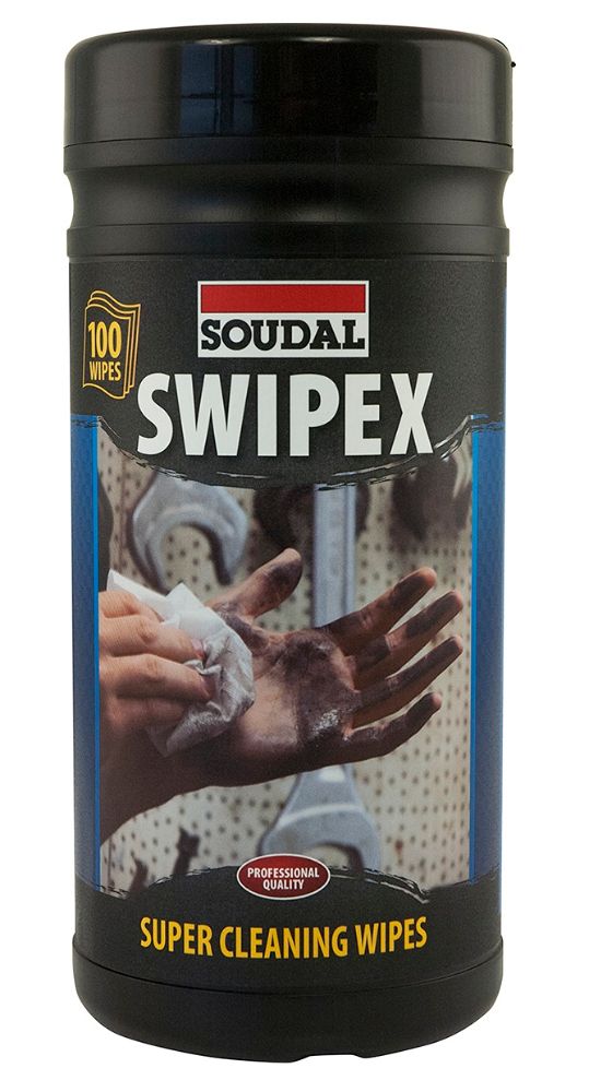Soudal Swipex Heavy Duty Hand Wipes (Tub 100)