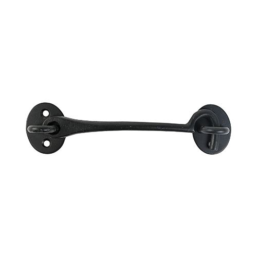 Taurus Cast Iron Cabin Hooks 200mm (8'') Black