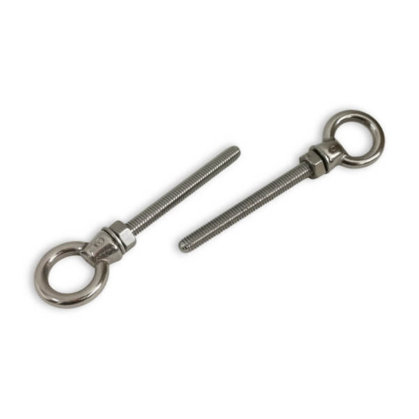 Buy A4 Stainless Long Shank Eye Bolts M6 x 60mm
