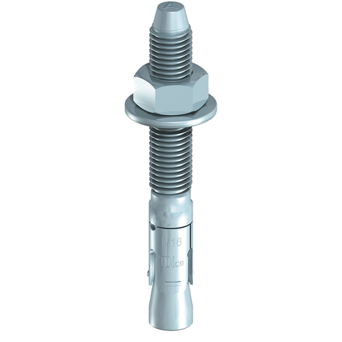 M8 x 100mm TIMco Through Bolts Zinc 08100TB