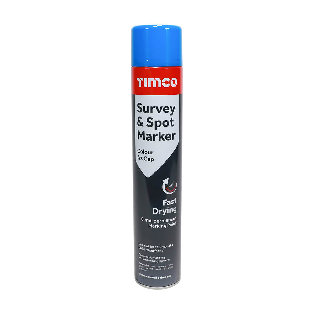 TIMco Blue Survey Line Marking Paint 750ml