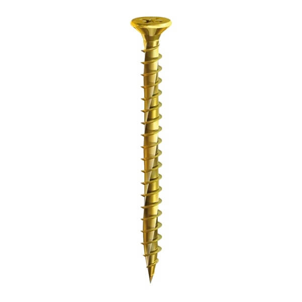 Velocity Multi-Purpose Premium Woodscrews Pozi Drive Twist Shank 3.5 6g 