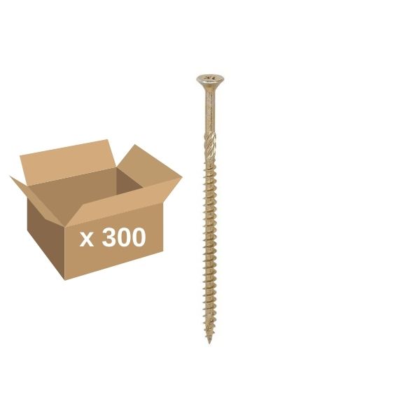 TIMco Classic C2 Screws ZYP 5x100mm (Tub 300)