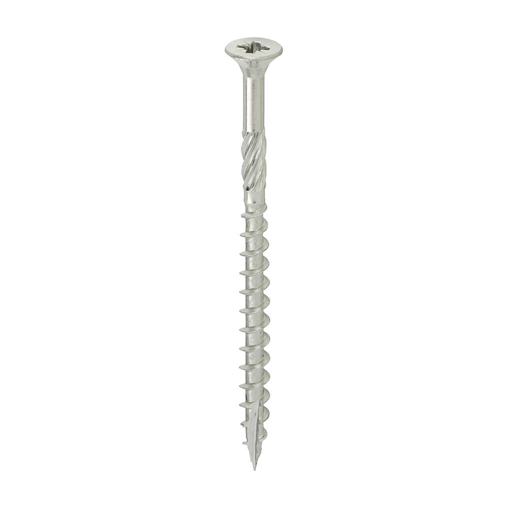 FULLY THREADED PAN HEAD A2 STAINLESS STEEL WOOD SCREWS 9g POZI DRIVE 4.5mm 