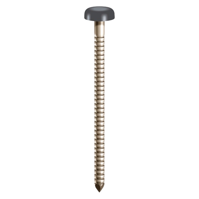 TIMco Polymer Head Pin Anthracite Gry 40mm