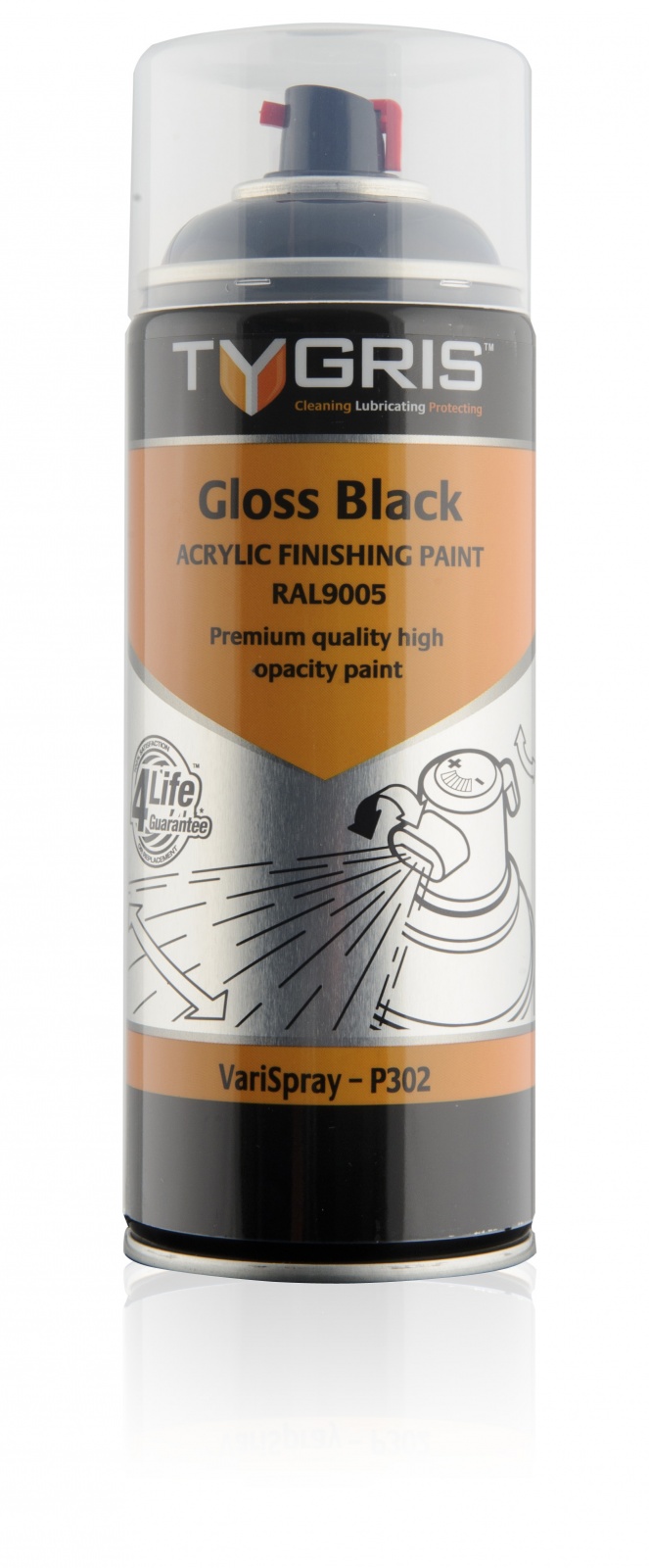 P302 Gloss Black Paint RAL9005 400ml