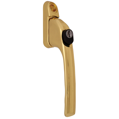 VERSA Inline Window Espag Handle Brass