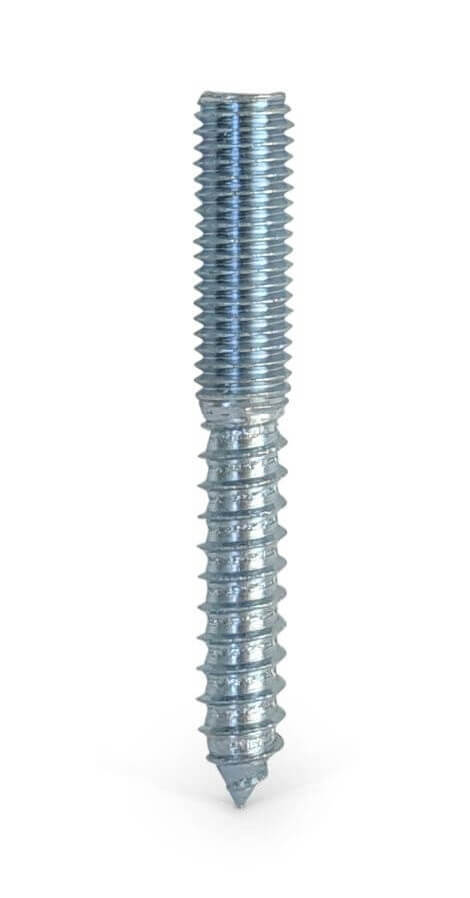 NYLOC NUT WASHERS FURNITURE FIXING SCREWS BZP M6 x 70mm WOOD TO METAL DOWELS 