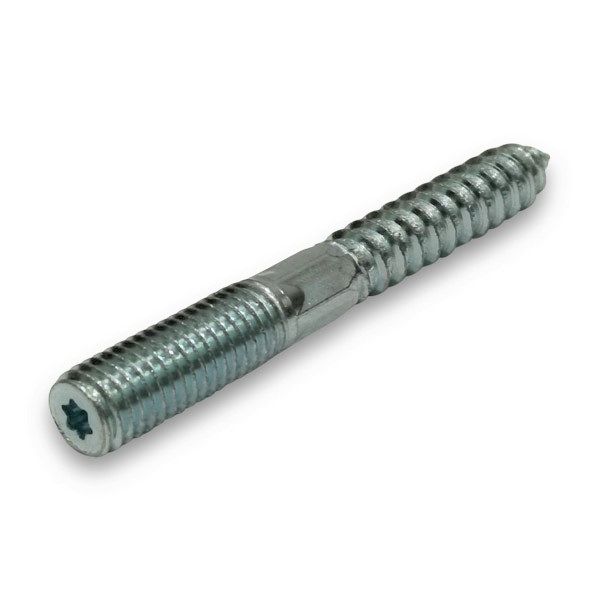 M10 x 80mm Wood To Metal Dowels With T25 Torx Drive BZP