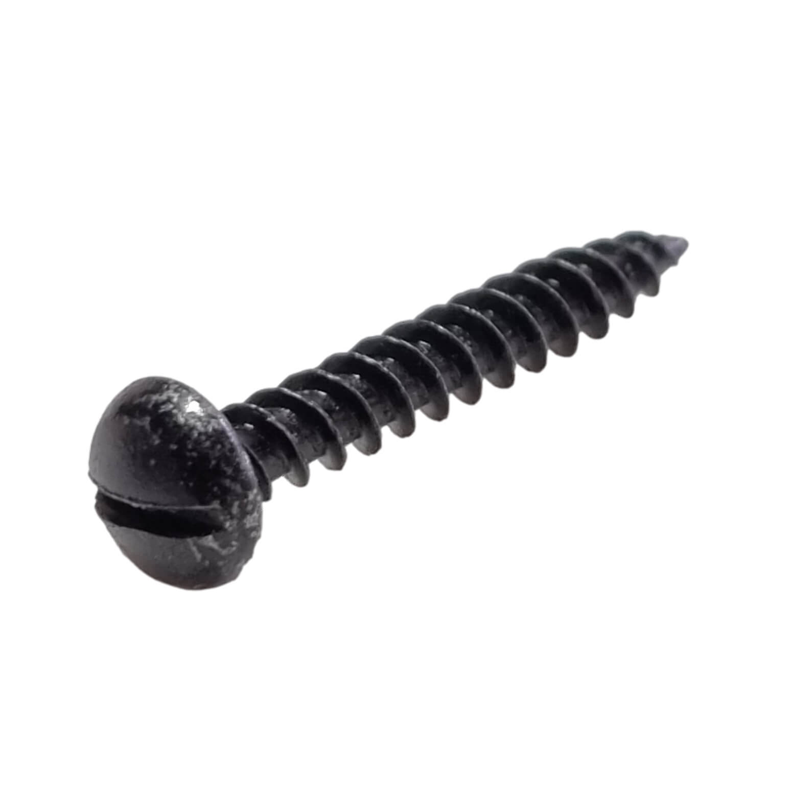 Buy Black Japanned Wood Screws 8g x 1 Pozi Round Black Jap Screws