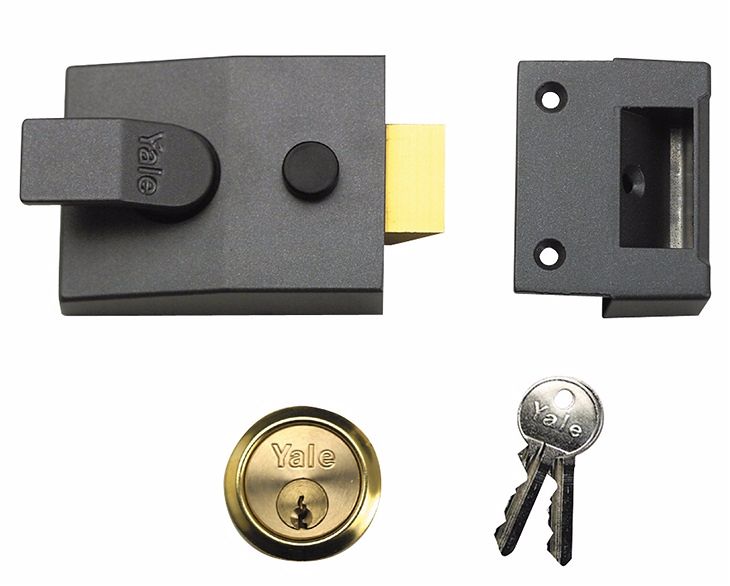 Yale 89 D/Locking Nightlatch DMG PB 60mm